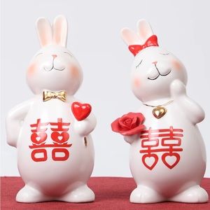 Rabbit wedding decoration